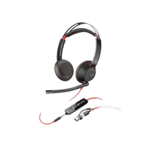 Poly Blackwire 5220 Stereo USB-C Headset + 3.5mm Plug + USB-C/A Adapter | 8X231AA
